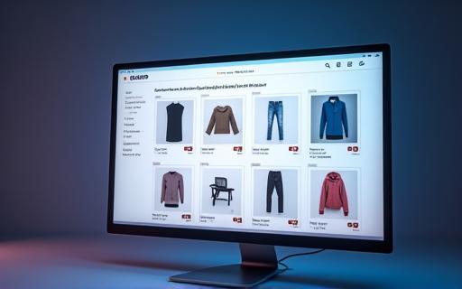 Screenshot of a modern e-commerce platform user interface